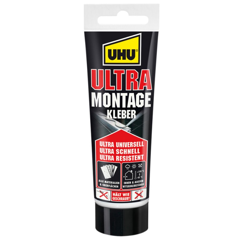UHU montagelijm Ultra, oplosmiddelvrij, wit, 100 g tube